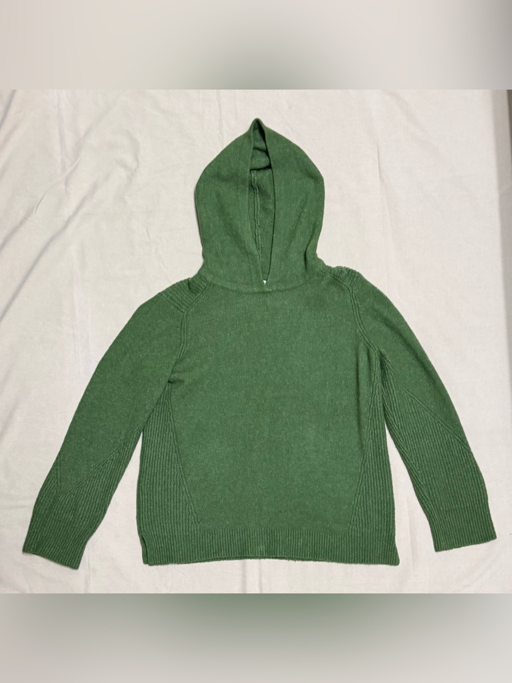 Wonder Nation Green Hooded Knit Sweater Youth XL 14/16 Lightweight Hoodie
